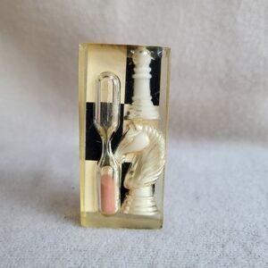VINTAGE Timer Chess Pawn and Knight